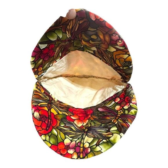 Handmade Floral Patterned Bread Basket Warmer Cover Camelias Roses Cottage Core - Picture 3 of 5